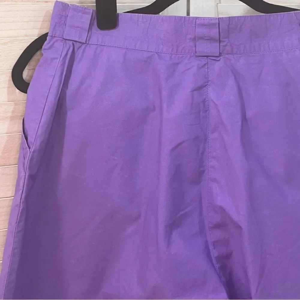 Chrstian Dior Actifs Vintage 80s High Waisted Bermuda Shorts 10 / Small